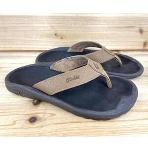Olukai Hokua Men's 8 Slip On Rubber Flip Flops